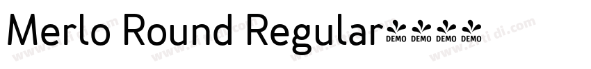 Merlo Round Regular字体转换